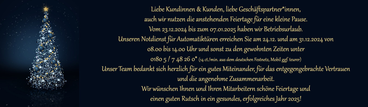 Groebmiller Türautomatik, Tore und Antriebe, Brandschutztüren